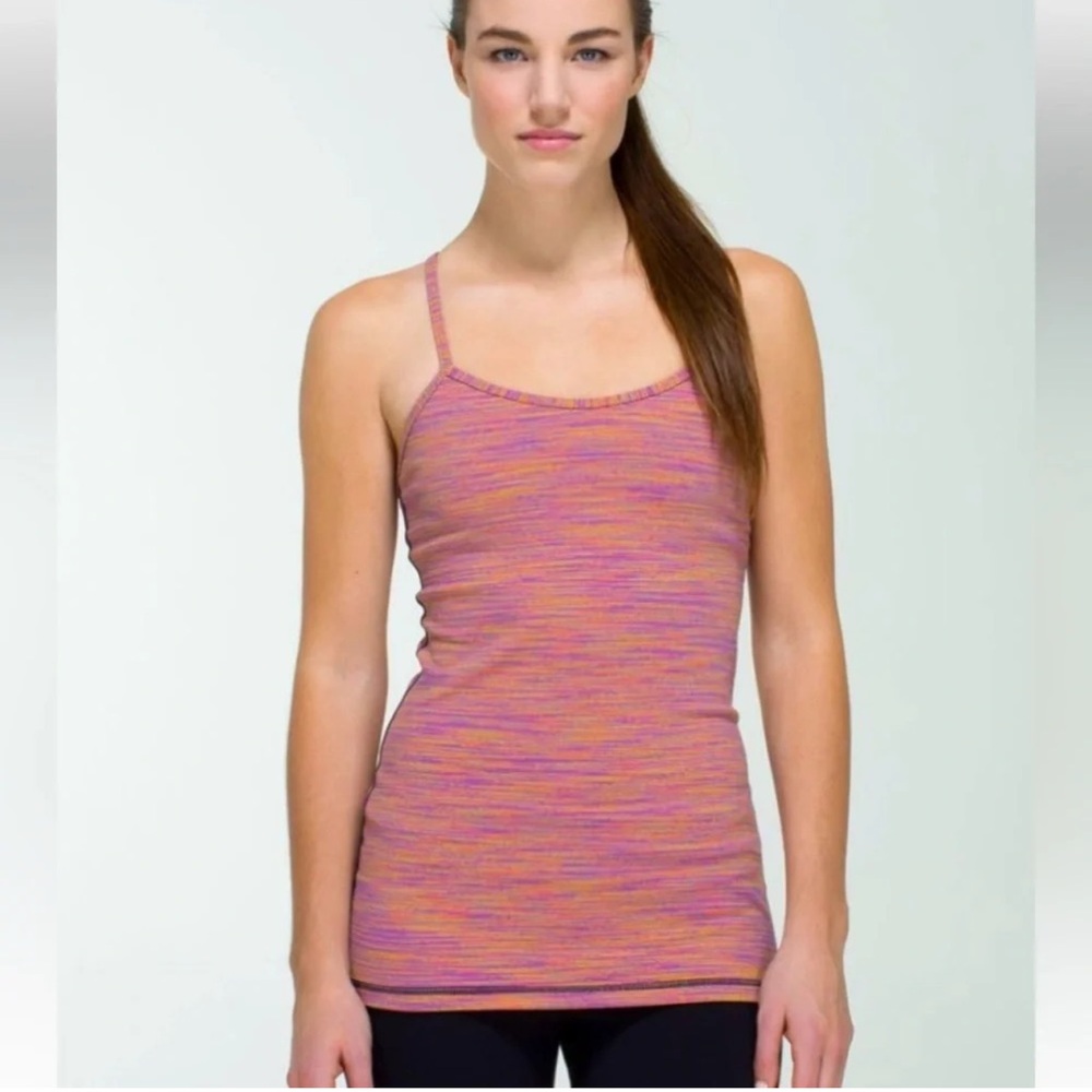 Lululemon Power Y Tank in vintage pink